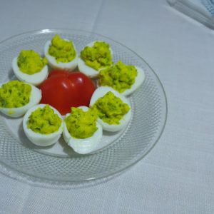 deviled eggs with curcumall