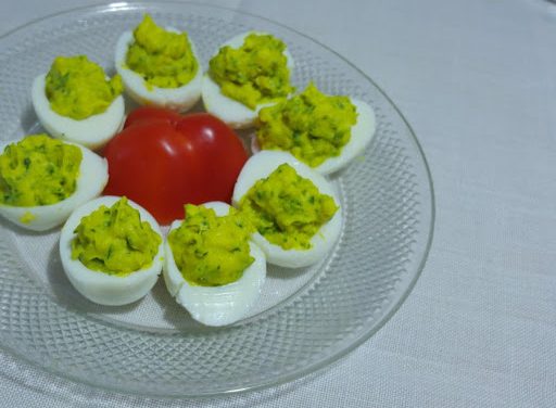 Angel Eggs — Healthy Deviled Eggs with Curcumall®