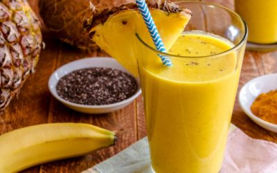 Healthy Pineapple Banana Smoothie