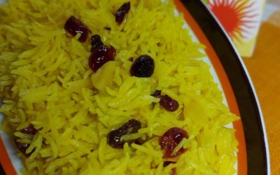 Easy Mediterranean Golden Rice